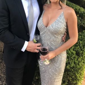 Beautiful Adrianna Papell beaded gown. Perfect for elegant evening out.